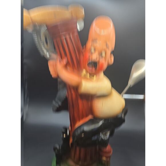 VTG MCM Ceramic Bar Keeper Mixing Caddy 1950s 4.5x4.5x11.5” - Picture 2 of 6